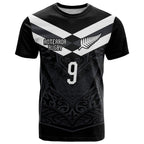 Aotearoa Rugby Custom T Shirt Maori Tribal Motifs Stripes-Sporty Style