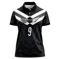 Aotearoa Rugby Custom Women Polo Shirt Maori Tribal Motifs Stripes-Sporty Style