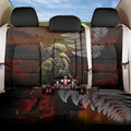 New Zealand ANZAC Day Back Car Seat Cover The Ode of Remembrance and Silver Fern