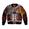 New Zealand ANZAC Day Bomber Jacket The Ode of Remembrance and Silver Fern