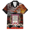 New Zealand ANZAC Day Hawaiian Shirt The Ode of Remembrance and Silver Fern