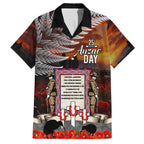 New Zealand ANZAC Day Hawaiian Shirt The Ode of Remembrance and Silver Fern