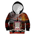 New Zealand ANZAC Day Kid Hoodie The Ode of Remembrance and Silver Fern