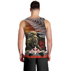 New Zealand ANZAC Day Men Tank Top The Ode of Remembrance and Silver Fern