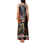 New Zealand ANZAC Day Tank Maxi Dress The Ode of Remembrance and Silver Fern