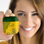 Australia National Football AirPods Case Socceroos-Aboriginal Dot Art Heritage Graphic