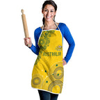 Australia National Football Apron Socceroos-Aboriginal Dot Art Heritage Graphic