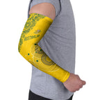 Custom Australia National Football Arm Sleeves Socceroos-Aboriginal Dot Art Heritage Graphic
