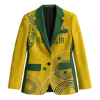 Custom Australia National Football Blazer Socceroos-Aboriginal Dot Art Heritage Graphic