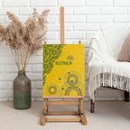 Australia National Football Canvas Wall Art Socceroos-Aboriginal Dot Art Heritage Graphic