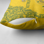 Australia National Football Pillow Cover Socceroos-Aboriginal Dot Art Heritage Graphic