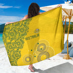 Australia National Football Sarong Socceroos-Aboriginal Dot Art Heritage Graphic