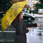 Australia National Football Umbrella Socceroos-Aboriginal Dot Art Heritage Graphic