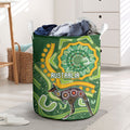 Australia Darts Laundry Basket Aboriginal Dot Art Boomerang Indigenous Style Graphic