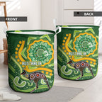 Australia Darts Laundry Basket Aboriginal Dot Art Boomerang Indigenous Style Graphic