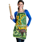 Australia Darts Apron Aboriginal Dot Art Boomerang Indigenous Style Graphic