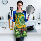Australia Darts Apron Aboriginal Dot Art Boomerang Indigenous Style Graphic