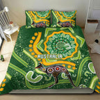 Australia Darts Bedding Set Aboriginal Dot Art Boomerang Indigenous Style Graphic