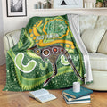Australia Darts Blanket Aboriginal Dot Art Boomerang Indigenous Style Graphic