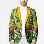 Australia Darts Personalised Blazer Aboriginal Dot Art Boomerang Indigenous Style Graphic