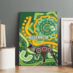 Australia Darts Canvas Wall Art Aboriginal Dot Art Boomerang Indigenous Style Graphic