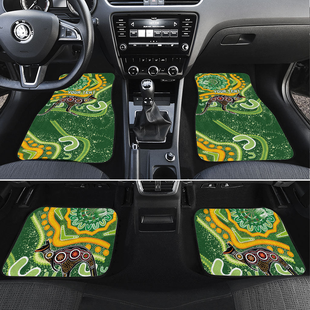 Australia Darts Personalised Car Mats Aboriginal Dot Art Boomerang Indigenous Style Graphic