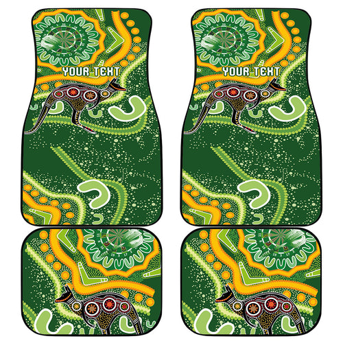 Australia Darts Personalised Car Mats Aboriginal Dot Art Boomerang Indigenous Style Graphic
