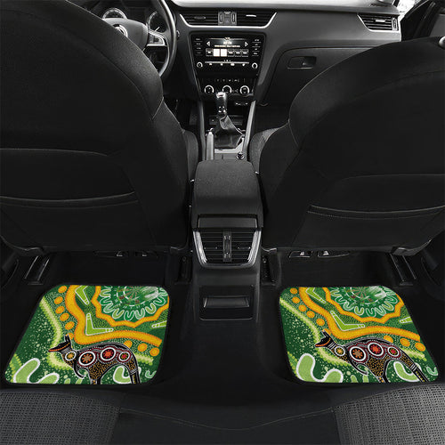 Australia Darts Personalised Car Mats Aboriginal Dot Art Boomerang Indigenous Style Graphic