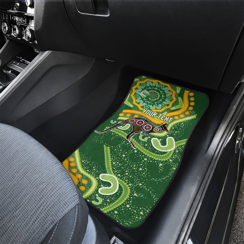 Australia Darts Personalised Car Mats Aboriginal Dot Art Boomerang Indigenous Style Graphic