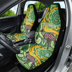 Australia Darts Car Seat Cover Aboriginal Dot Art Boomerang Indigenous Style Graphic