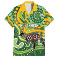 Australia Darts Personalised Hawaiian Shirt Aboriginal Dot Art Boomerang Indigenous Style Graphic