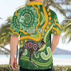 Australia Darts Personalised Hawaiian Shirt Aboriginal Dot Art Boomerang Indigenous Style Graphic