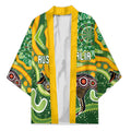 Australia Darts Personalised Kimono Aboriginal Dot Art Boomerang Indigenous Style Graphic