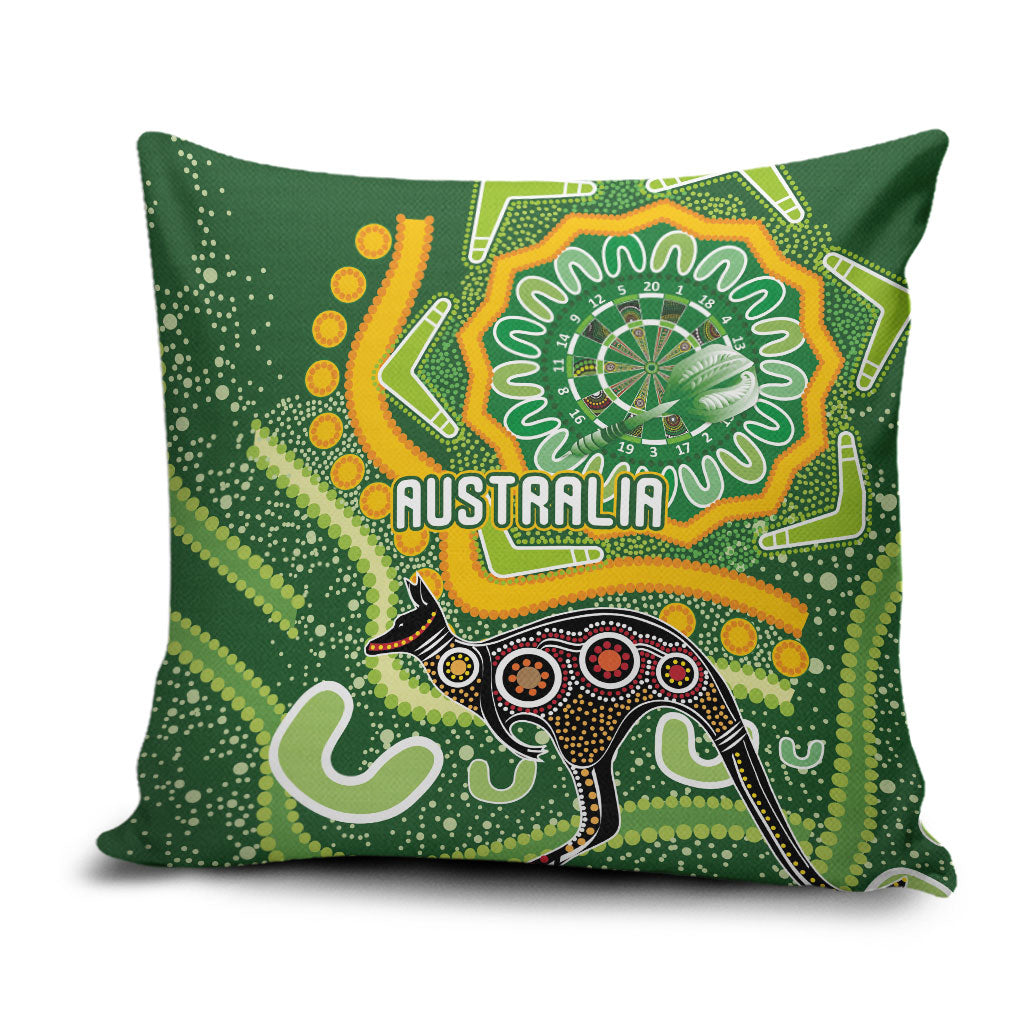 Australia Darts Pillow Cover Aboriginal Dot Art Boomerang Indigenous Style Graphic