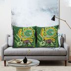 Australia Darts Pillow Cover Aboriginal Dot Art Boomerang Indigenous Style Graphic