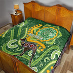 Australia Darts Quilt Aboriginal Dot Art Boomerang Indigenous Style Graphic