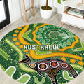 Australia Darts Round Carpet Aboriginal Dot Art Boomerang Indigenous Style Graphic