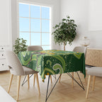 Australia Darts Tablecloth Aboriginal Dot Art Boomerang Indigenous Style Graphic