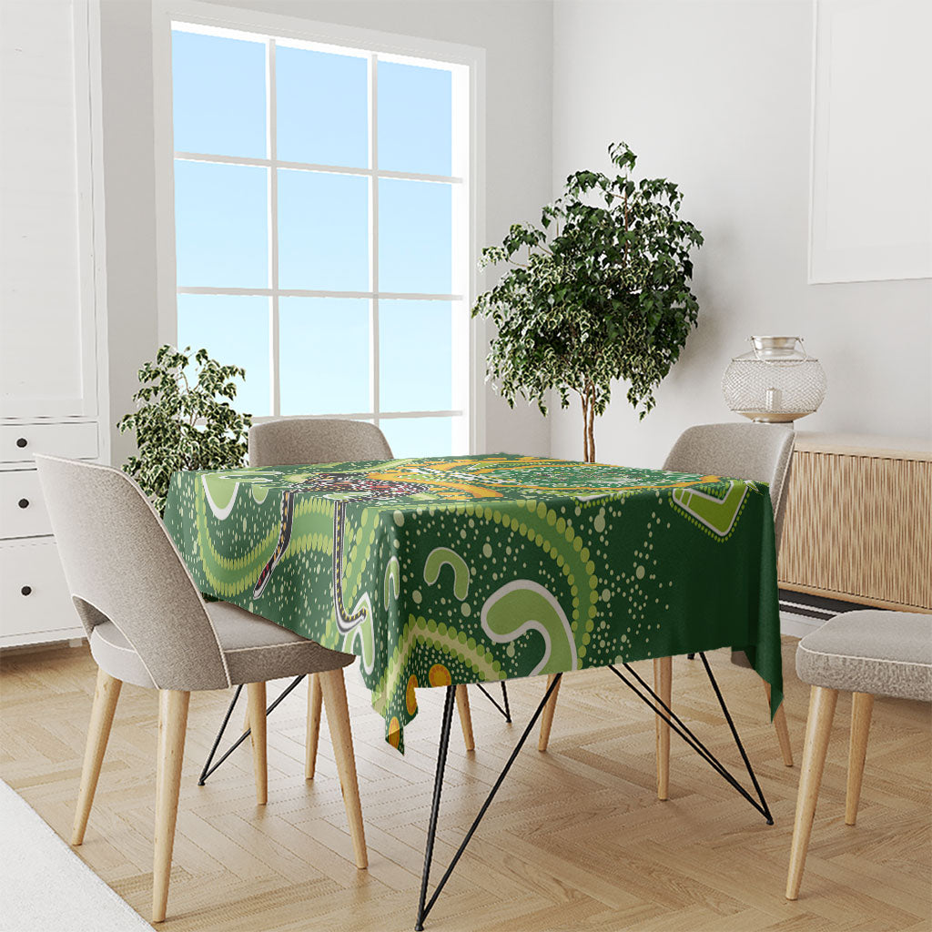 Australia Darts Tablecloth Aboriginal Dot Art Boomerang Indigenous Style Graphic