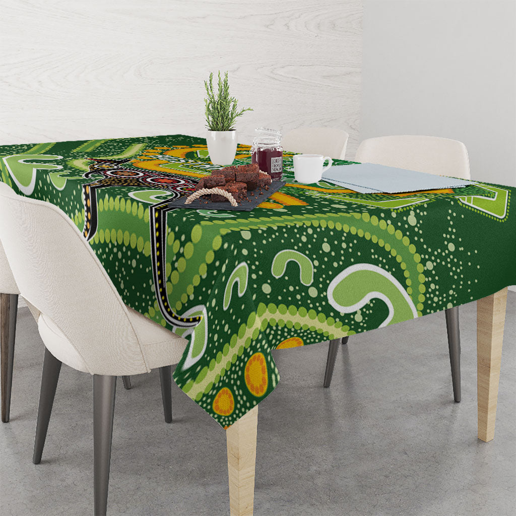 Australia Darts Tablecloth Aboriginal Dot Art Boomerang Indigenous Style Graphic