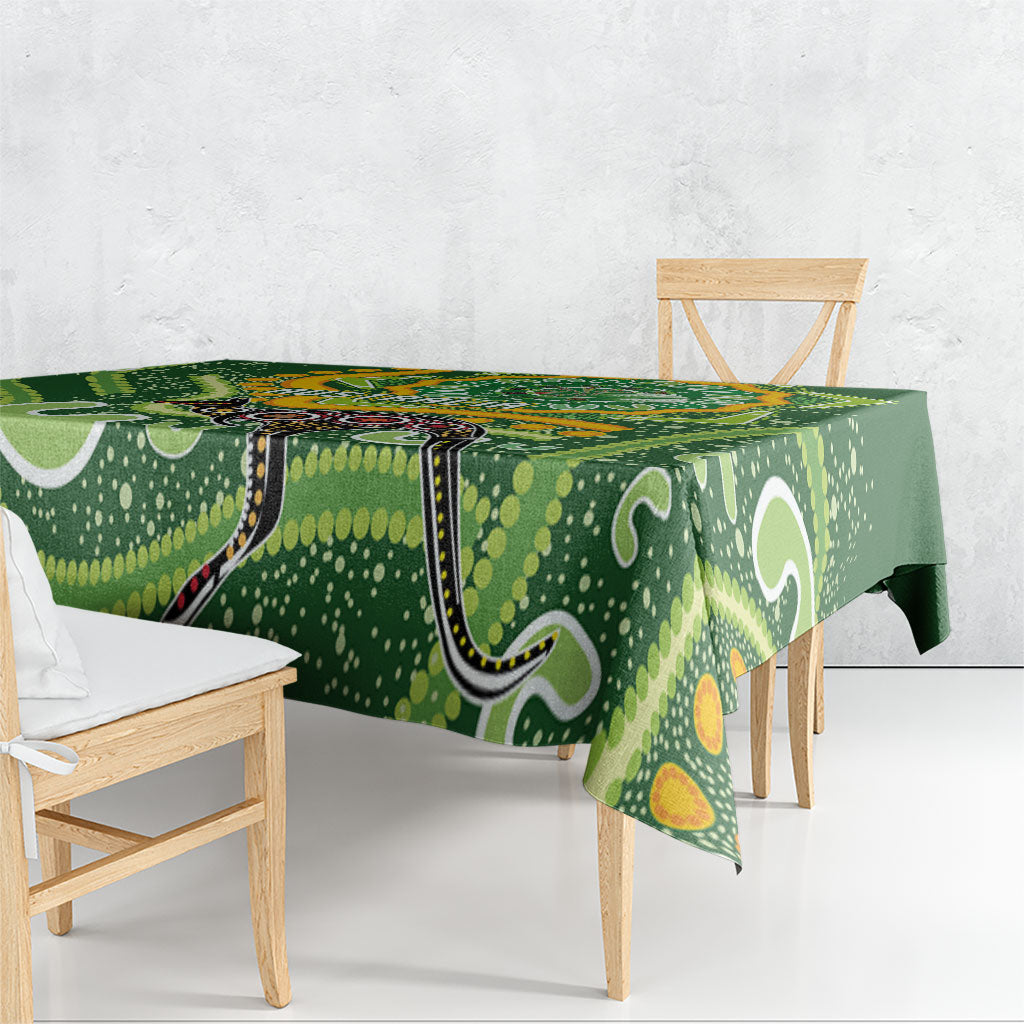 Australia Darts Tablecloth Aboriginal Dot Art Boomerang Indigenous Style Graphic