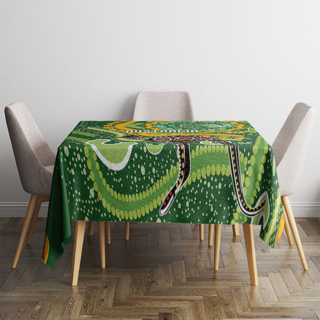 Australia Darts Tablecloth Aboriginal Dot Art Boomerang Indigenous Style Graphic
