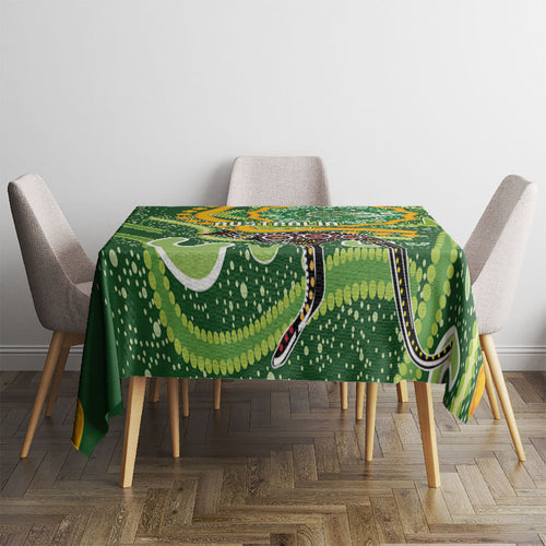 Australia Darts Tablecloth Aboriginal Dot Art Boomerang Indigenous Style Graphic