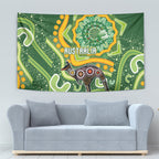 Australia Darts Tapestry Aboriginal Dot Art Boomerang Indigenous Style Graphic
