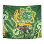 Australia Darts Tapestry Aboriginal Dot Art Boomerang Indigenous Style Graphic
