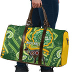 Australia Darts Travel Bag Aboriginal Dot Art Boomerang Indigenous Style Graphic