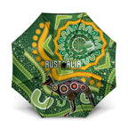 Australia Darts Umbrella Aboriginal Dot Art Boomerang Indigenous Style Graphic