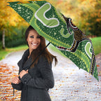 Australia Darts Umbrella Aboriginal Dot Art Boomerang Indigenous Style Graphic