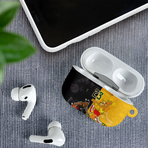 Aotearoa New Zealand And Australia Basketball Custom AirPods Case Maori Tribal Tattoo And Aboriginal Dot Art Heritage
