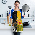Aotearoa New Zealand And Australia Basketball Custom Apron Maori Tribal Tattoo And Aboriginal Dot Art Heritage